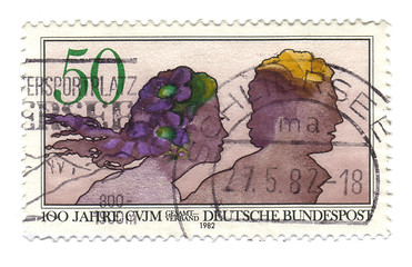 Image showing GERMANY - CIRCA 1982: a stamp printed in the Germany shows 100 y