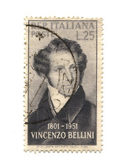 Image showing ITALY - CIRCA 1951: stamp printed by Italy, shows Vincenzo Belli
