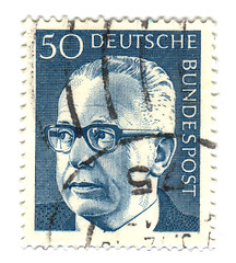 Image showing GERMANY - CIRCA 1971: A stamp printed in Germany showing a portr