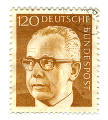 Image showing GERMANY - CIRCA 1971: A stamp printed in Germany showing a portr