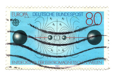 Image showing GERMANY - CIRCA 1983: a stamp printed in the Germany shows Reson