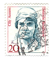 Image showing FEDERAL REPUBLIC OF GERMANY - CIRCA 1988: A stamp printed in Ger