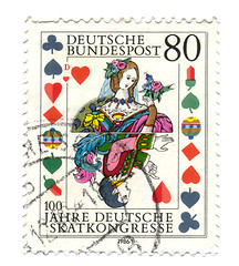 Image showing GERMANY - CIRCA 1986: A stamp printed in Germany, is dedicated t