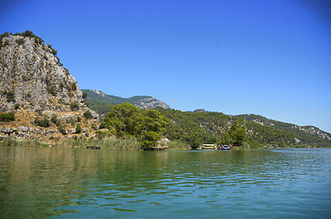 Image showing View from the boat