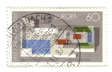 Image showing GERMANY - CIRCA 1987: A stamp printed in the Germany, shows the 