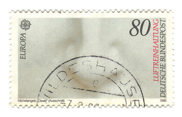 Image showing GERMANY- CIRCA 1986: stamp printed by Germany, shows Details fro