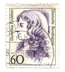 Image showing FEDERAL REPUBLIC OF GERMANY - CIRCA 1987: A stamp printed in Ger