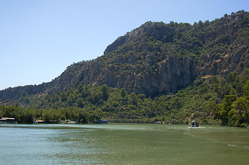 Image showing View from the boat