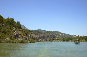 Image showing View from the boat