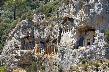 Image showing Lykian Rock Tombs