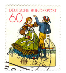 Image showing GERMANY - CIRCA 1981: A stamp printed in Germany, shows a Northe