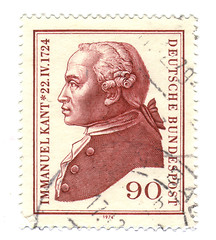 Image showing GERMANY- CIRCA 1974: A stamp printed by Germany, shows portrait 