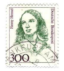 Image showing GERMANY - CIRCA 1989: stamp printed by Germany, shows portrait o