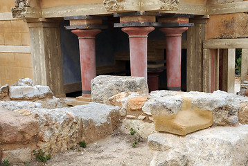 Image showing Fragment of Ancient Minoan Palace