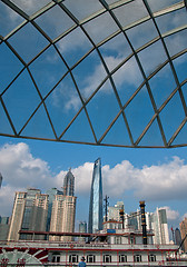 Image showing shanghai pudong view from puxi 