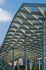 Image showing shanghai new bund puxi side roof