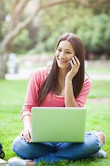 Image showing Hispanic college student