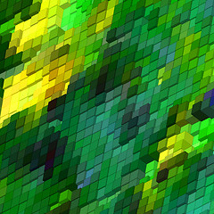 Image showing Abstract 3d colorful mosaic background. EPS 8