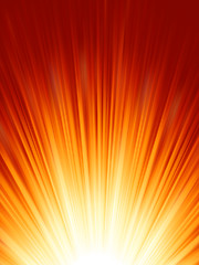 Image showing Red luminous rays. EPS 8