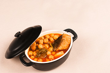 Image showing Spanish chickpea stew
