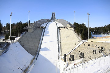 Image showing The new Holmenkollen skijump arena