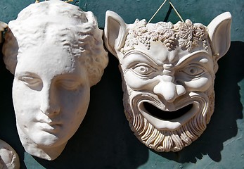 Image showing Greek masks