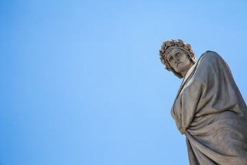 Image showing Dante statue