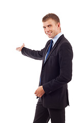 Image showing business man giving presentation 
