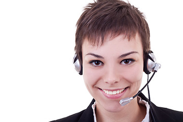 Image showing call center woman 