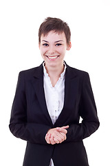 Image showing Positive business woman 