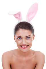 Image showing girl in sexy bunny costume 