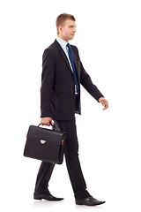 Image showing businessman walking