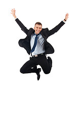 Image showing Excitement of business