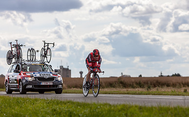 Image showing The Australian Cyclist Evans Cadel