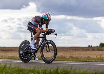 Image showing The Spanish Cyclist Zubeldia Haimar