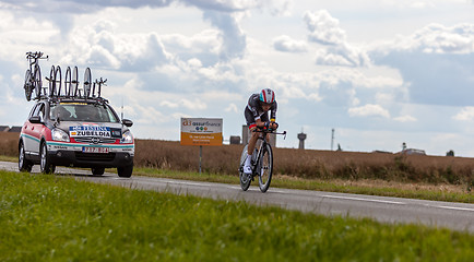 Image showing The Spanish Cyclist Zubeldia Haimar