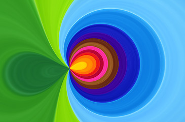 Image showing Bright swirl abstract background