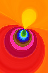 Image showing Bright swirl abstract background