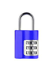 Image showing lock on a white background