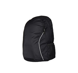 Image showing black backpack on white