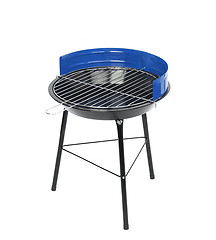 Image showing Brazier for kebabs on a white