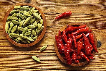 Image showing Cardamom and pepper