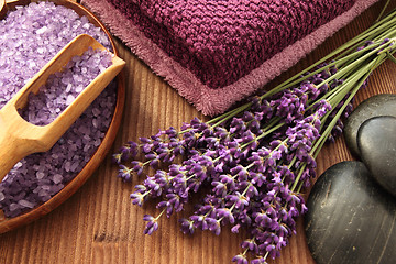 Image showing Lavender spa