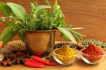 Image showing Herbs and spices