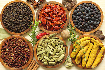 Image showing Spices and herbs