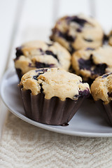 Image showing Blueberry muffins