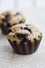 Image showing Blueberry muffins