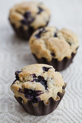 Image showing Blueberry muffins