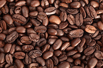 Image showing coffee beans background