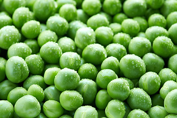 Image showing green peas background